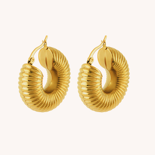 Gold Hoop Earrings
